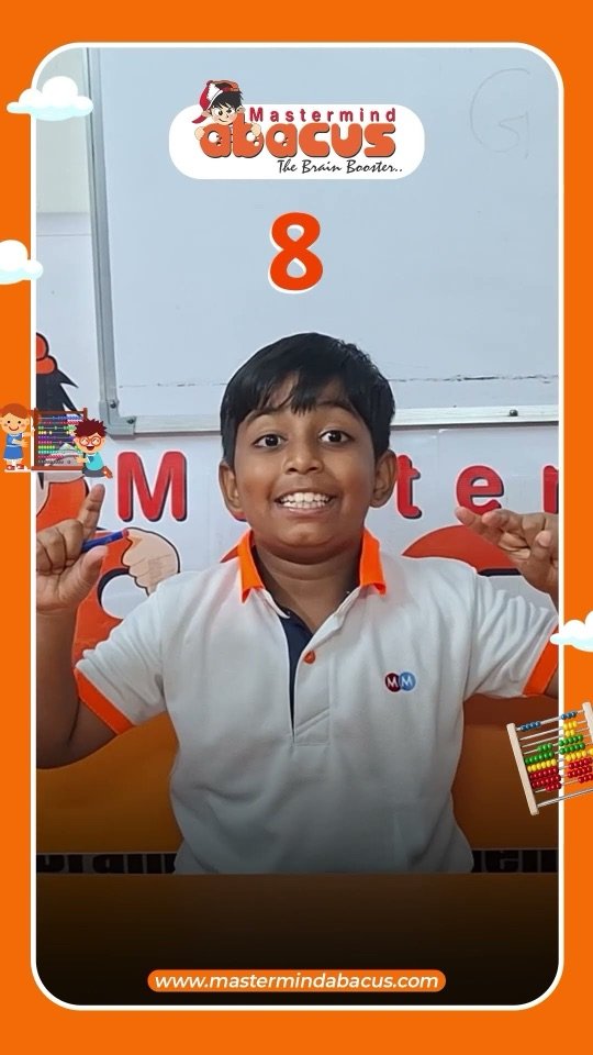 Mastermind Abacus student showing progress in abacus calculation